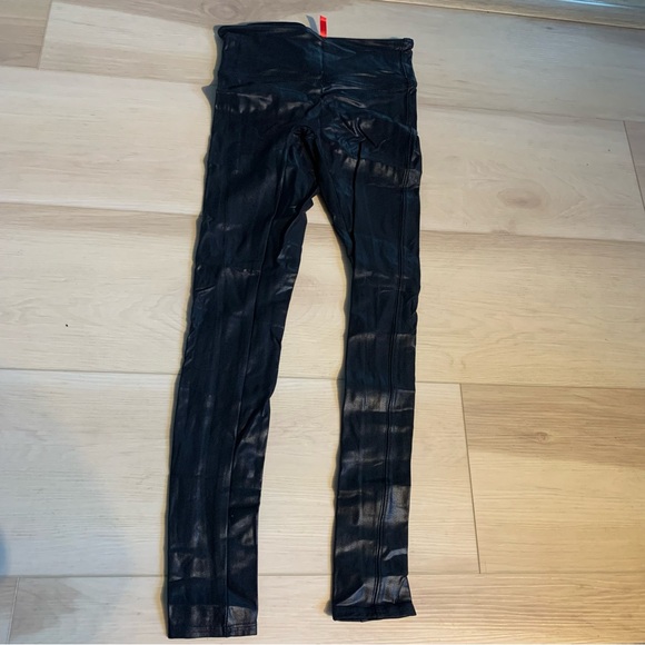 Spanx Black Faux Leather Leggings - Picture 1 of 5